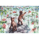 Print - Bear Cubs Catching Fish